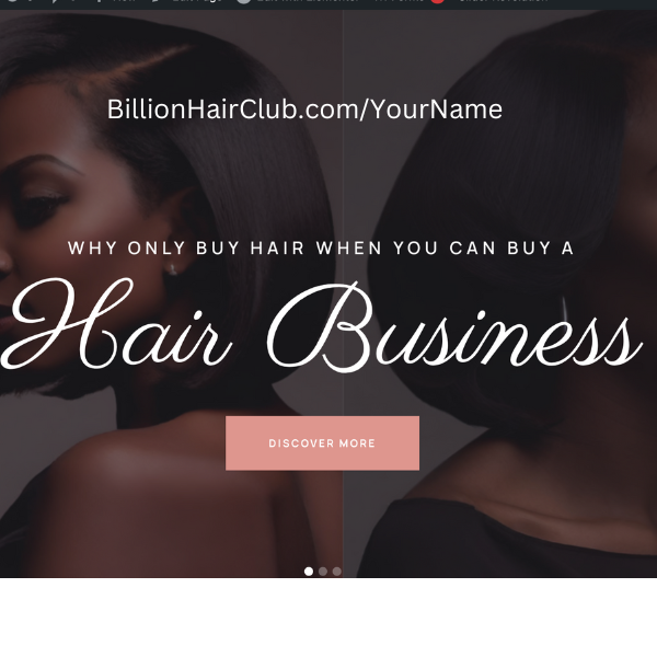 personalized billionhair website